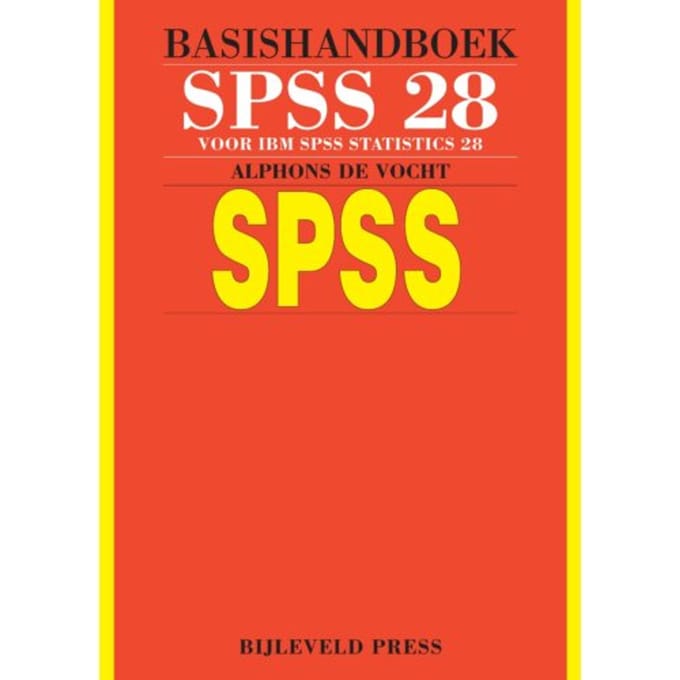 Basishandboek Spss 28 - Alphons de Vocht