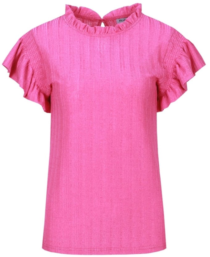 Fluresk Top Paige Top 26zfzf18 217 Bright Pink Dames Maat - 36