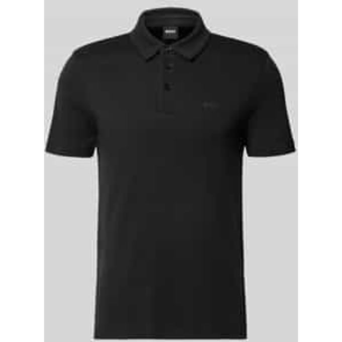Poloshirt met merkopschrift