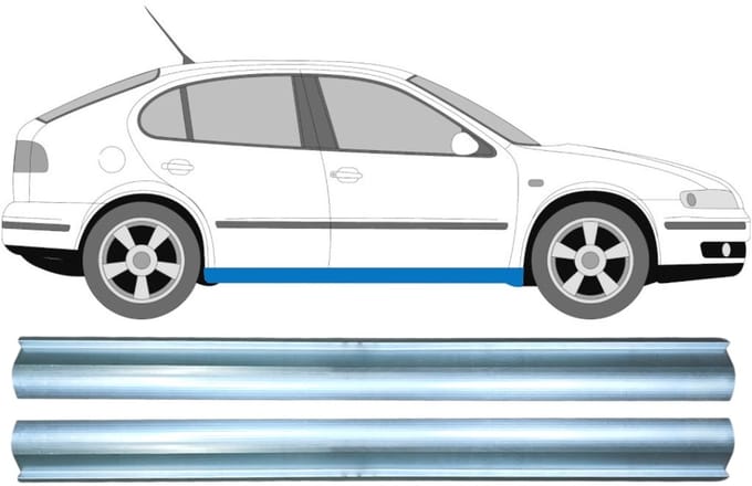 Reparatie dorpel voor Seat Leon 1999-2004 / Links + Rechts