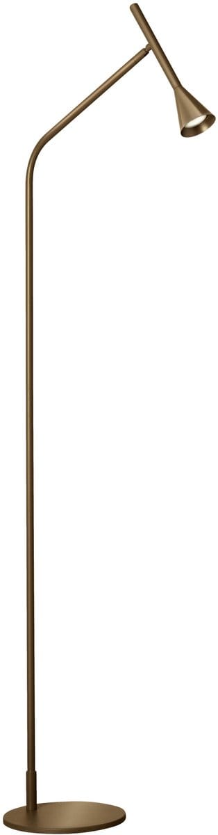 ETH Kim Vloerlamp 1x GU10 Gold/Brown