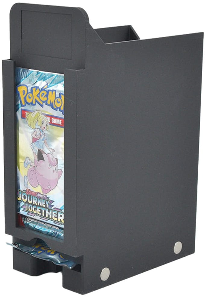 TCG Booster Pack Dispenser – Magnetisch Koppelbaar Display voor Pokémon, Lorcana, Magic & meer