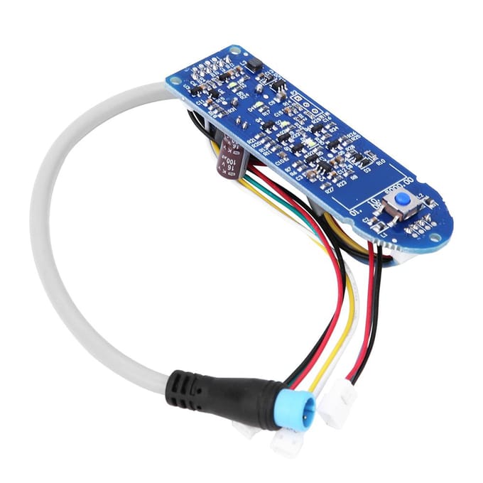 Carte Bluetooth et Cache d'Écran Accessoire de Remplacement pour Trottinette Électrique XIAOMI M365 blue
