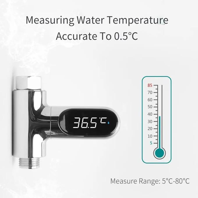 Xiaomi ZHINUAN V2-thermometer met een LED-scherm wit