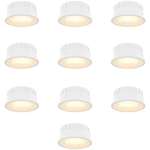 HOFTRONIC Set van 10 Dimbare LED modules - 6 watt 570 lumen - CCT instelbare lichtkleur 2700K/4000K/6000K