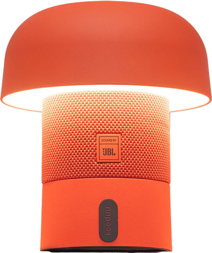 Kooduu Sensa Play Mini - Draabare Speaker Lamp - Krachtig Geluid - Dimbaar Licht - Orange