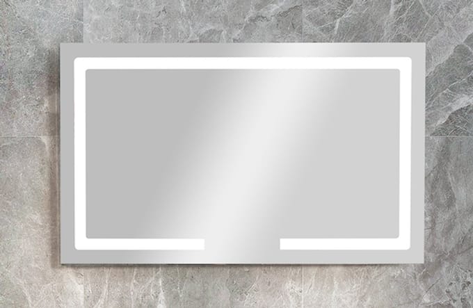 LINEA UNO - Altira 80 x 60 - Frameloos - Spiegel - Rechthoek - LED-verlichting (dimbaar) - 301598