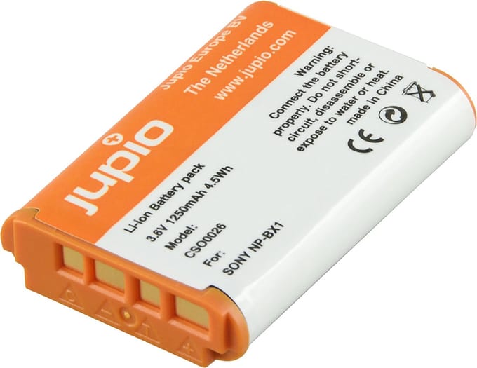 Jupio NP-BX1 1250 mAh - Accu Camera