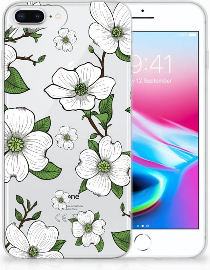 Apple iPhone 7 Plus | 8 Plus TPU Case Dogwood Flowers