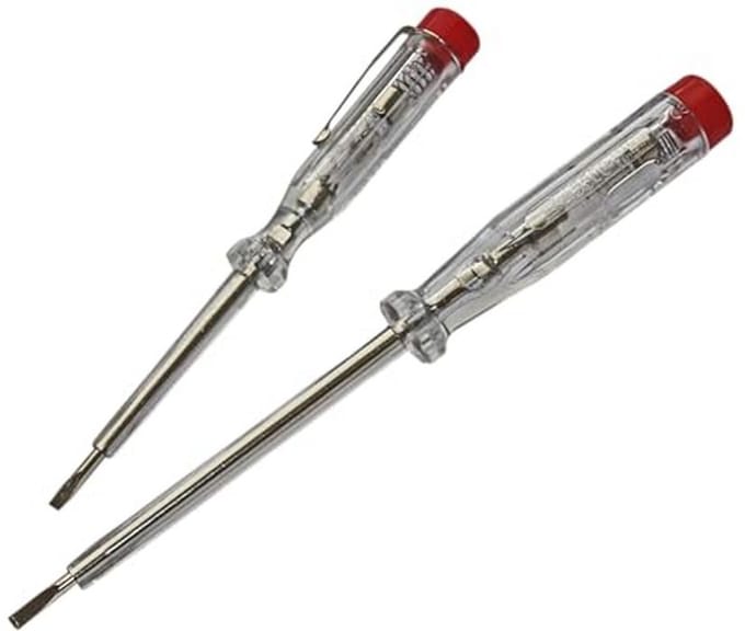 VDE Spannings- en Fazetester Set tot 250V - 2-delig, GS Getest, 140 mm/190 mm
