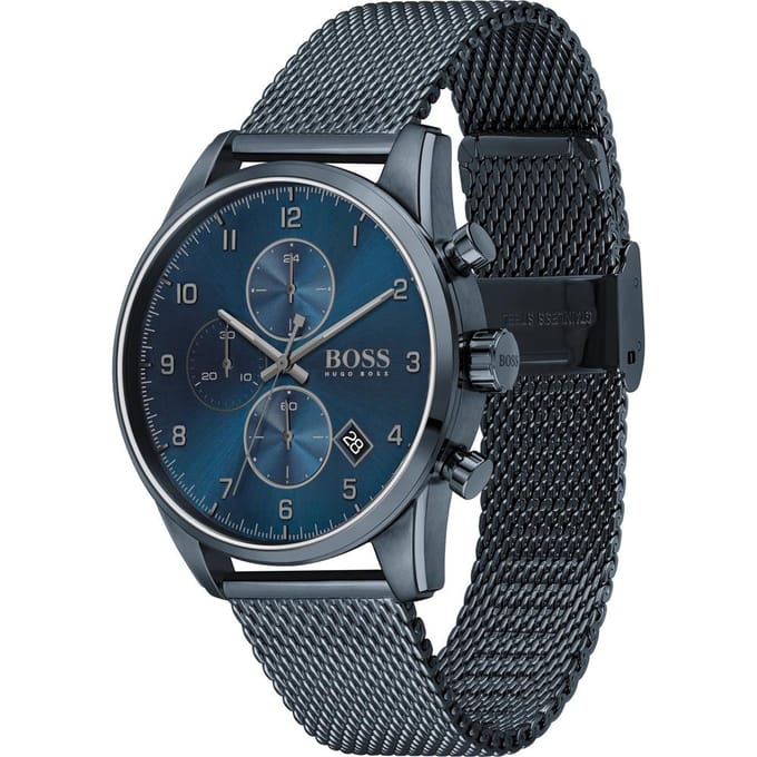 Hugo Boss 1513836 Herenhorloge 44 blauw