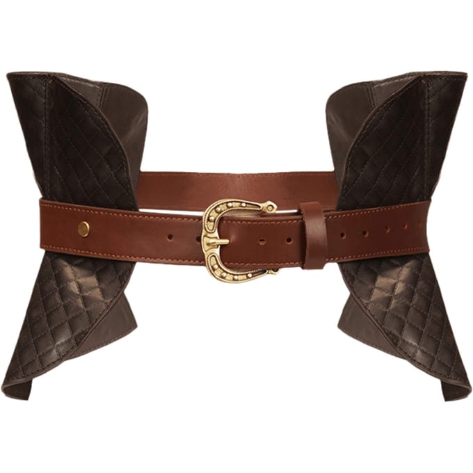 Liebe Seele - The Equestrian Leather Corset - Leren Corset M/L