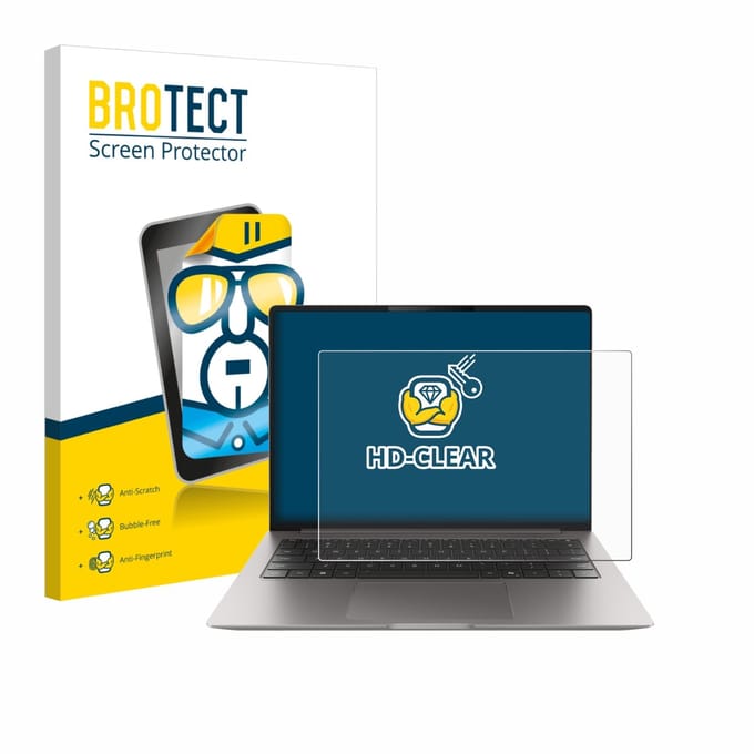 BROTECT - Screenprotector voor Honor MagicBook Pro 14 - Folie Beschermfolie transparant