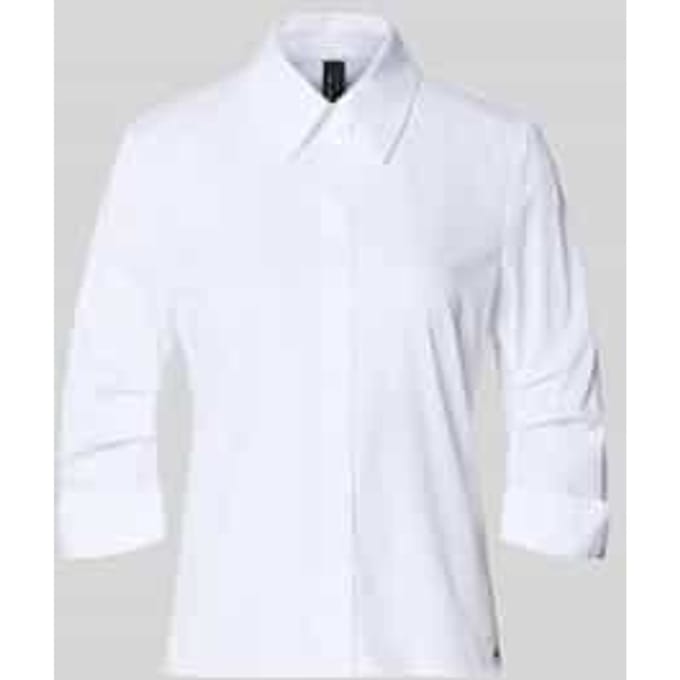 Overhemdblouse met 3/4-mouw met omslag