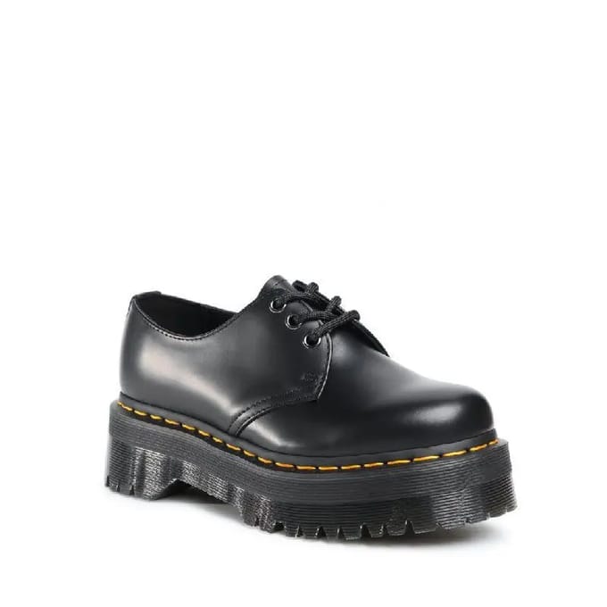 Nette schoenen Dr. Martens 1461 QUAD BLACK POLISHED SMOOTH