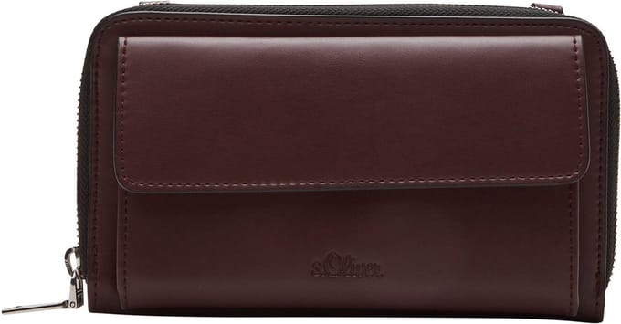 s.Oliver Portemonnee Schoudertas Wallet Bag Dark Red Rood