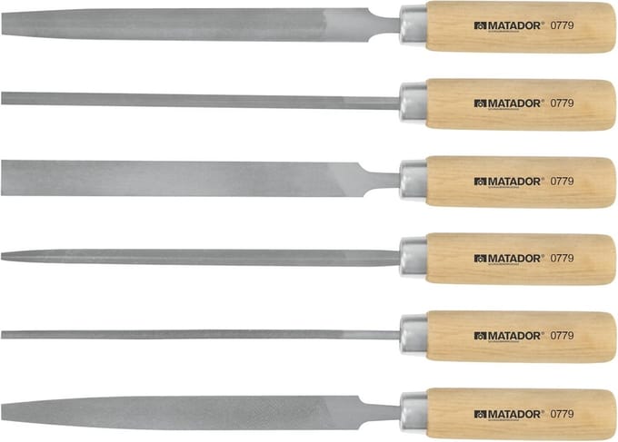 Metaalschaaf Sets - Vijlensets - Metaal Bewerken - Industriële Kwaliteit - 6 Delig 150mm - Metaal