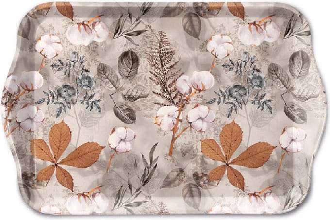 Ambiente Tray Melamine Cotton 13x21cm