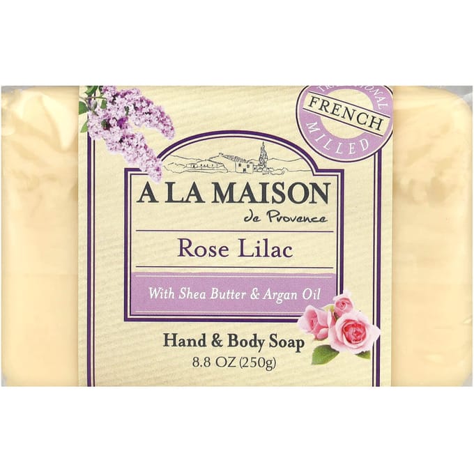 A La Maison de Provence, Hand- en Lichaamszeep, Rozenlila, 250 g (250 gram) beige