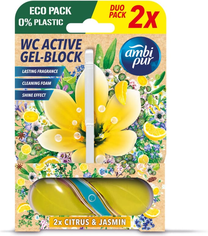 Ambi Pur Toiletblok Citrus & Jasmijn 2 stuks