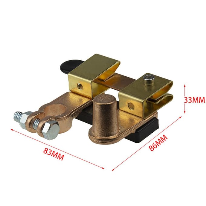 250A Accu-scheidingsschakelaar Accu-stroomonderbreking Hoofdschakelaar Isolatorlekkage brown
