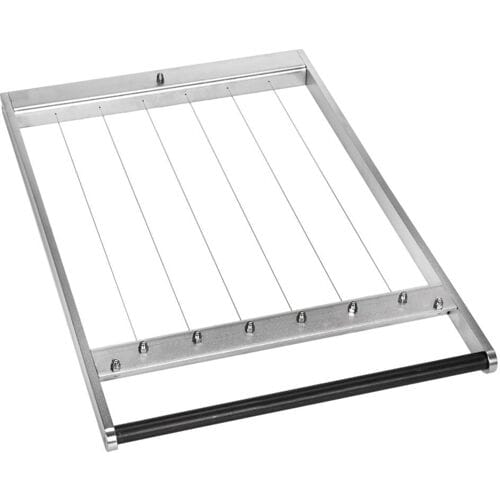 GGM Gastro Rahmen für doppel Pralinenschneider - Drahtabstand: 60mm Zilver