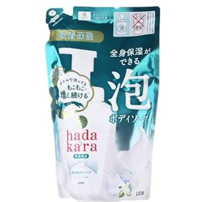 LION - Hadakara Foam Body Soap Creamy Soap 440ml Refill