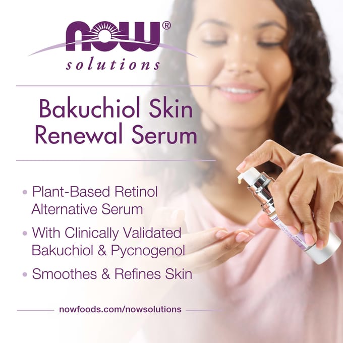 Solutions, Bakuchiol Skin Renewal Serum, 1 fl oz (30 ml)