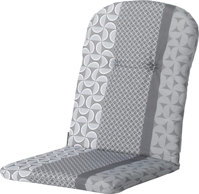 Madison - Tuinstoelkussen - Kuip Hoog - Pasa Grey - 45x96cm - Grijs