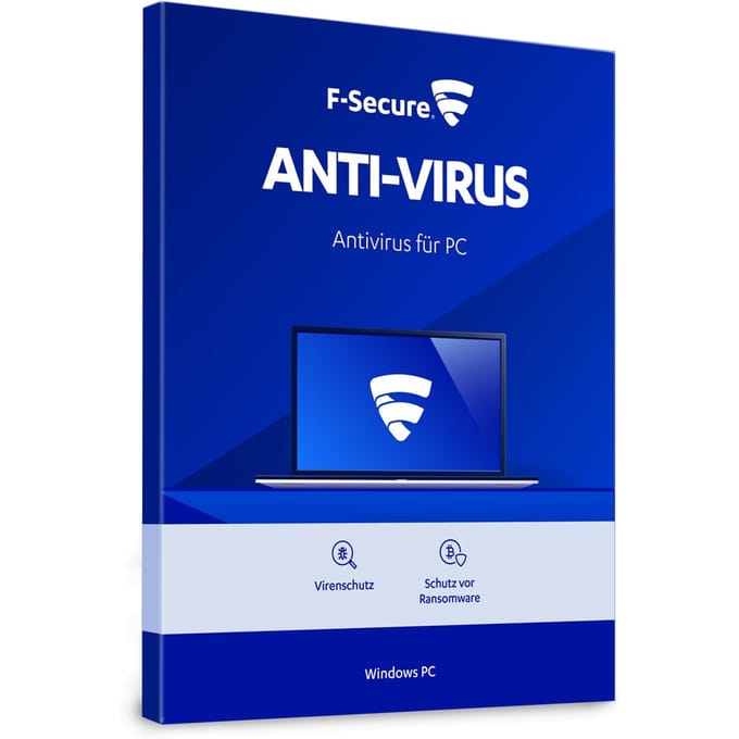 F-Secure Antivirus 3 Apparaten / 1 Jaar