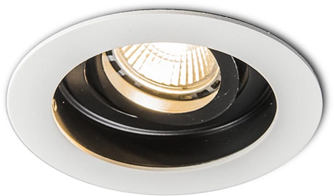 QAZQA Rondoo - Inbouwspot - 1 lichts - 104 mm - wit