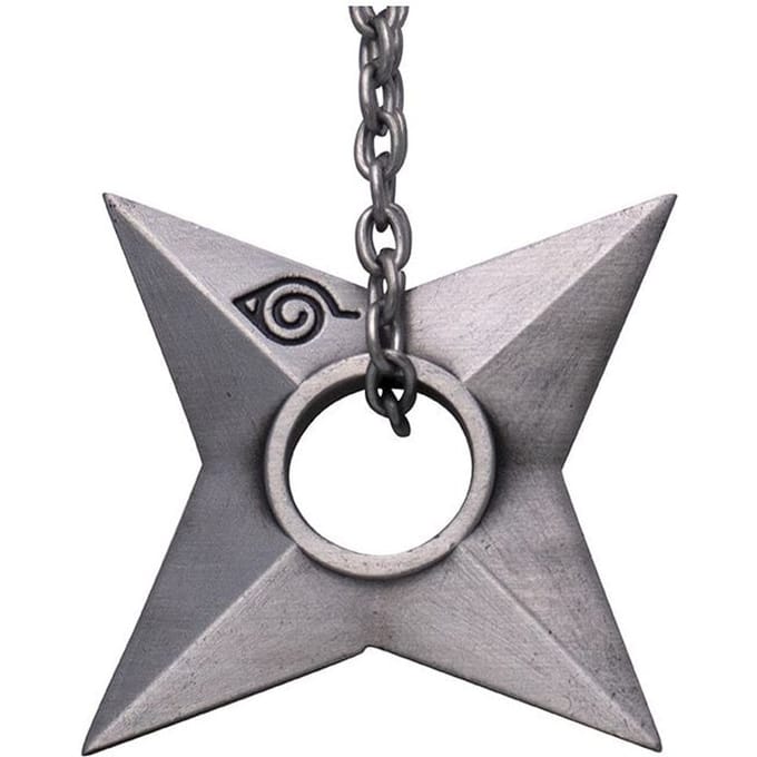Naruto - Anime Sleutelhanger - Shippuden - Shuriken Konoha - voor Geen - standaard