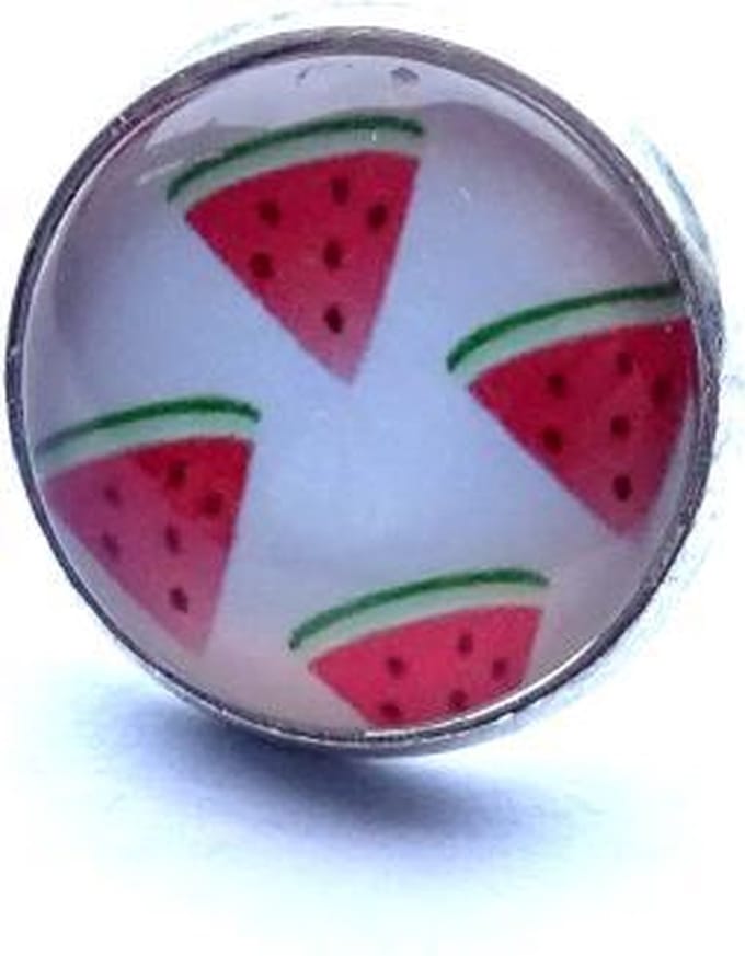2 Love it Watermeloen - Broche - Roze - Rood - Wit