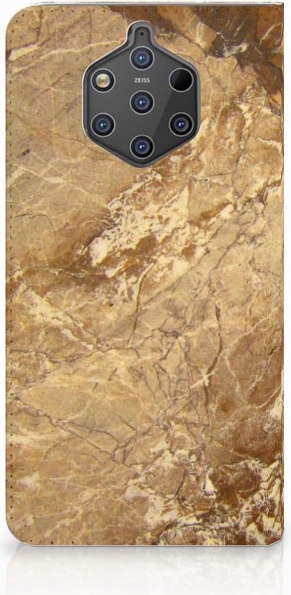 Nokia 9 PureView Standcase Marmer Creme