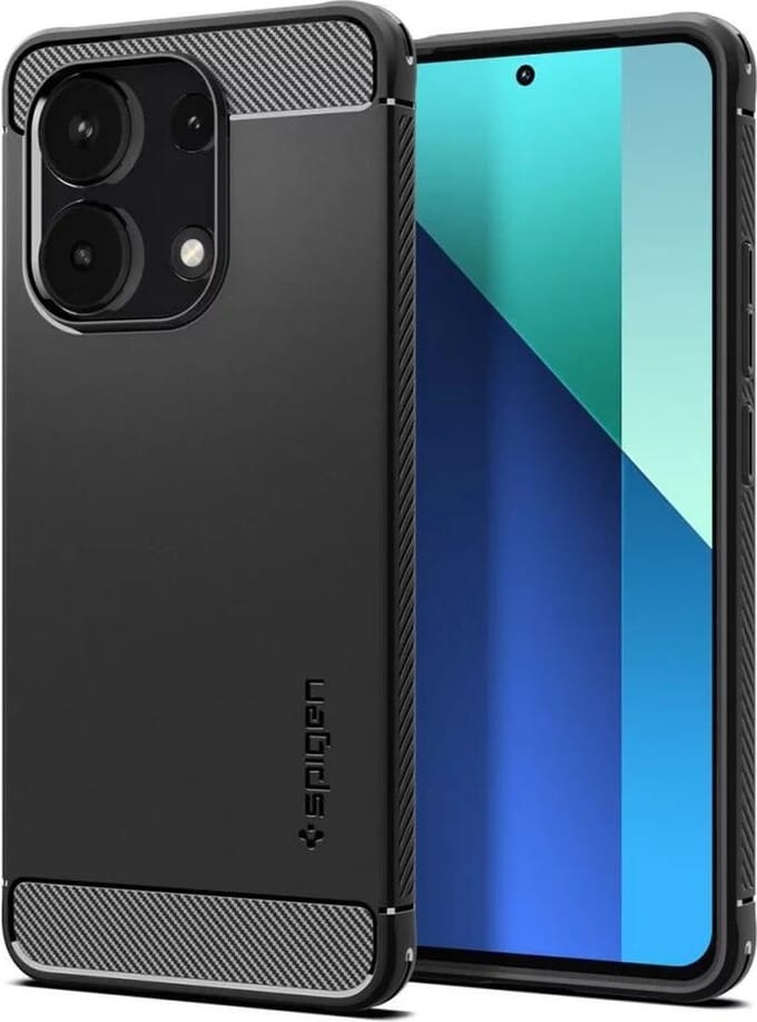 Spigen Rugged Armor - matte black - Xiaomi Redmi Note 13