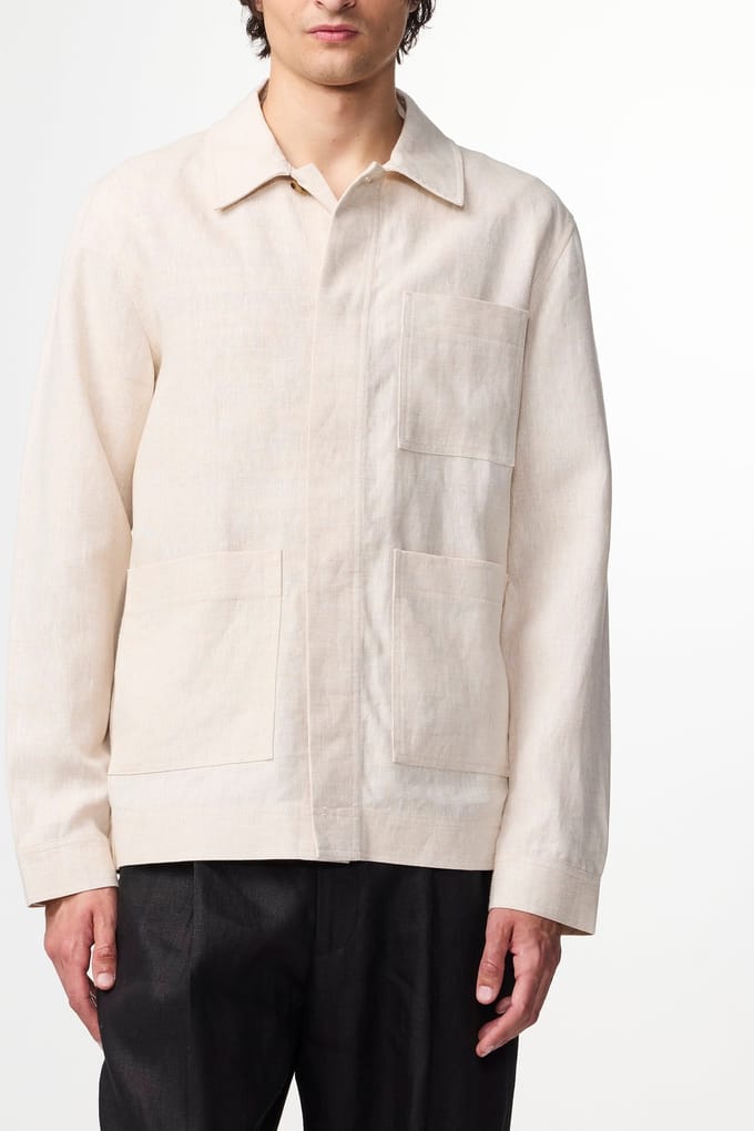 NN.07 Olav 1454 Oat Größe: L | Leichte Jacken Outlet | Herren