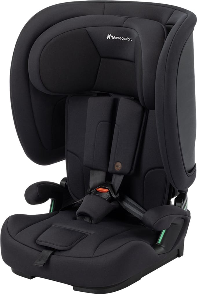 Bebeconfort - Ever & Go I-Safe - Full Black - lichte en compacte autostoel - 15 maanden tot 12 jaar
