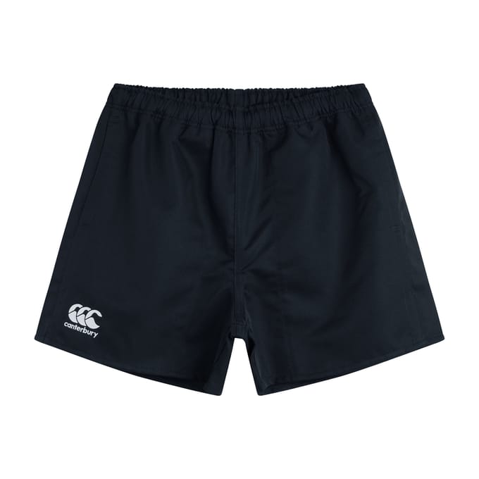 Canterbury Heren Professional Polyester korte broek (Zwart)