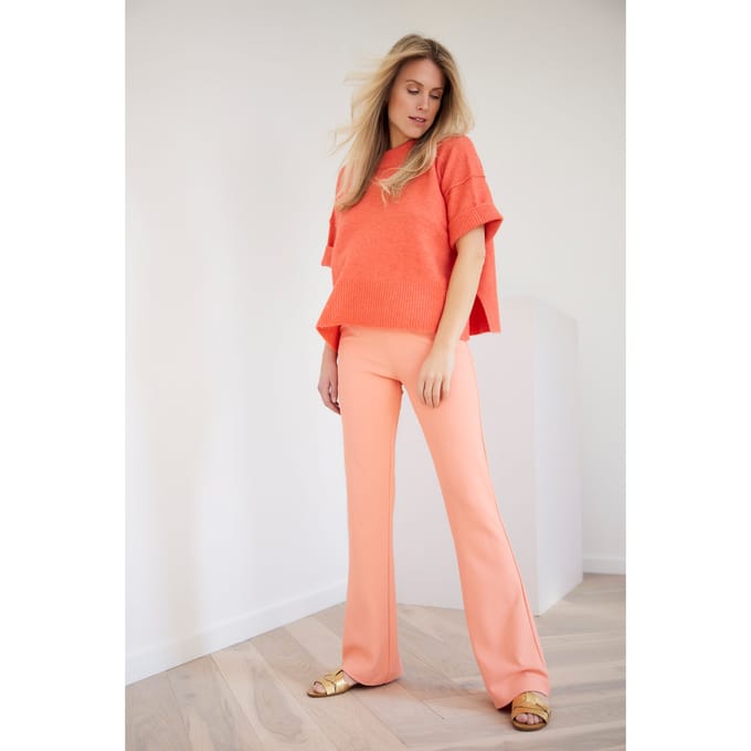 Corel - Dames Broek Boa Flare Pants - Oranje - Maat 38