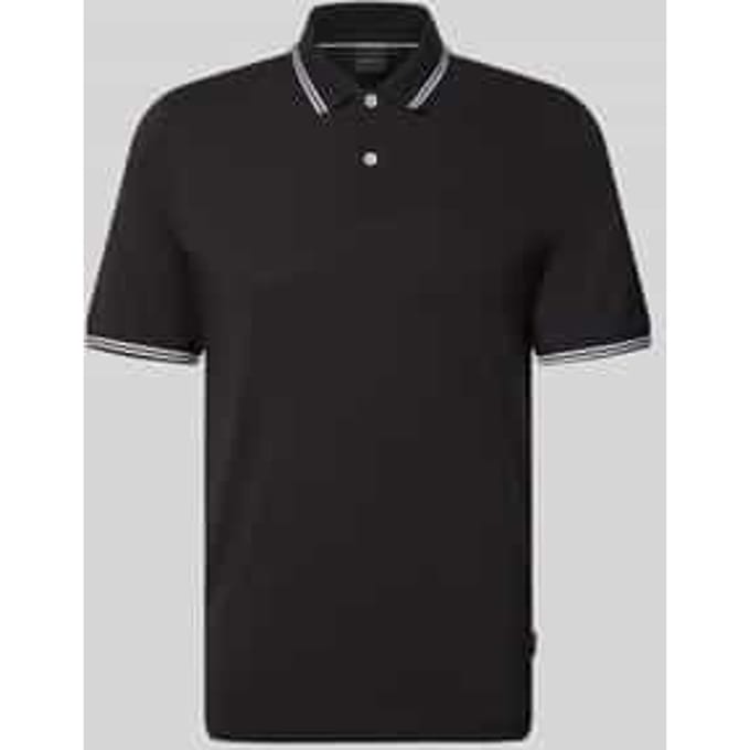 Bugatti Herren Polo Modern Fit van puur katoen
