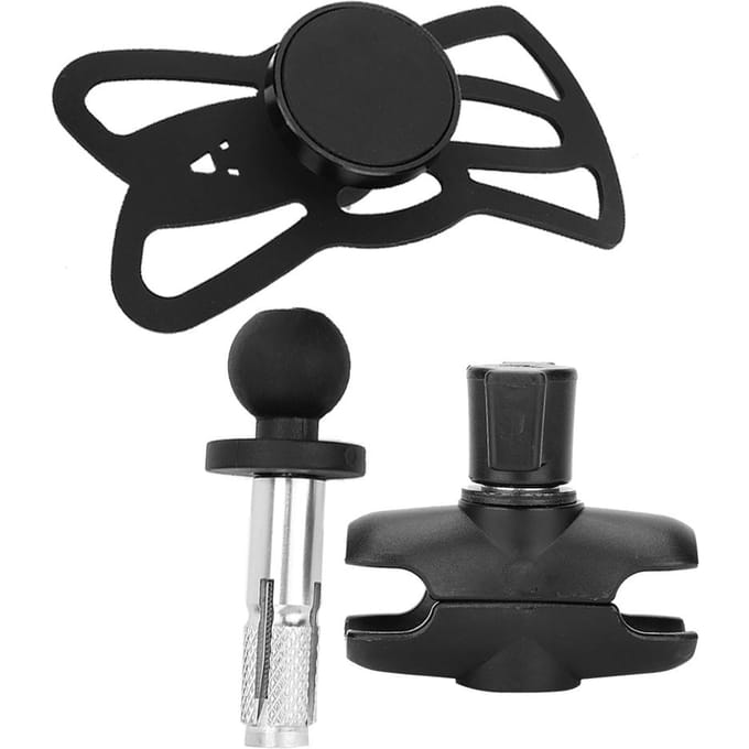 Motorfiets Stuurpen Juk GPS Navigatie Frame Houder Mobiele Telefoon Montagebeugel black