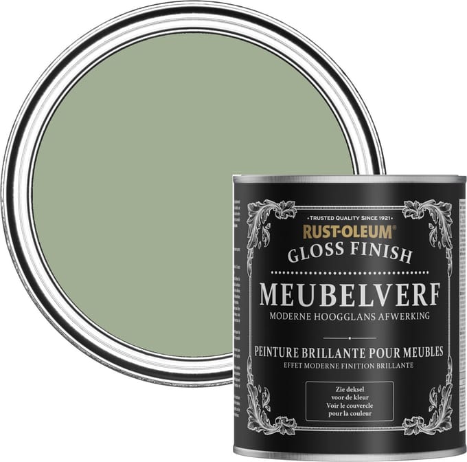 Rust-Oleum Groen Meubelverf Hoogglans - Kakigroen 750ml