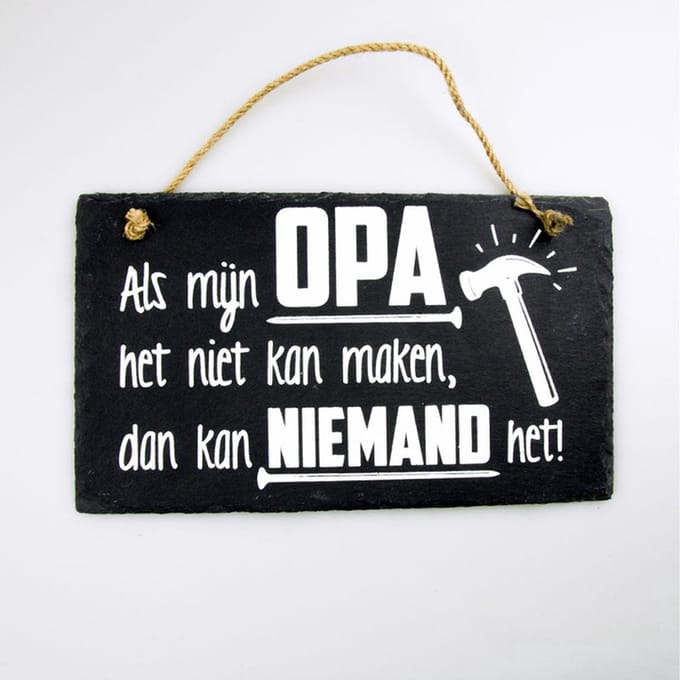 Leisteen - Als mijn Opa het niet