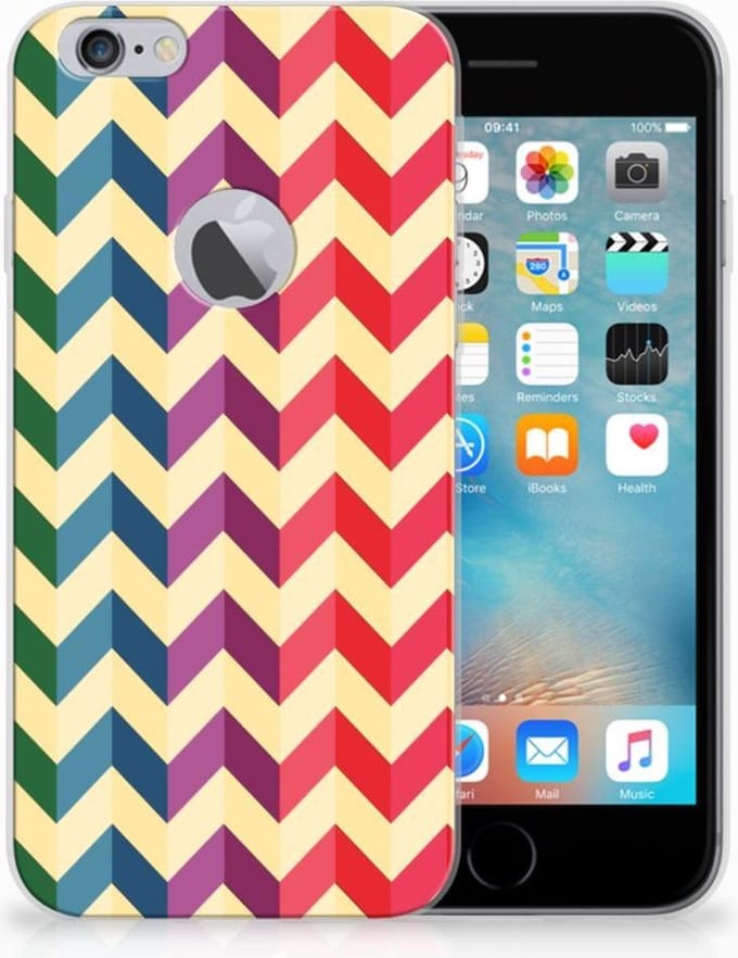 Apple iPhone 6 Plus | 6s Plus TPU bumper Zigzag Multi Color
