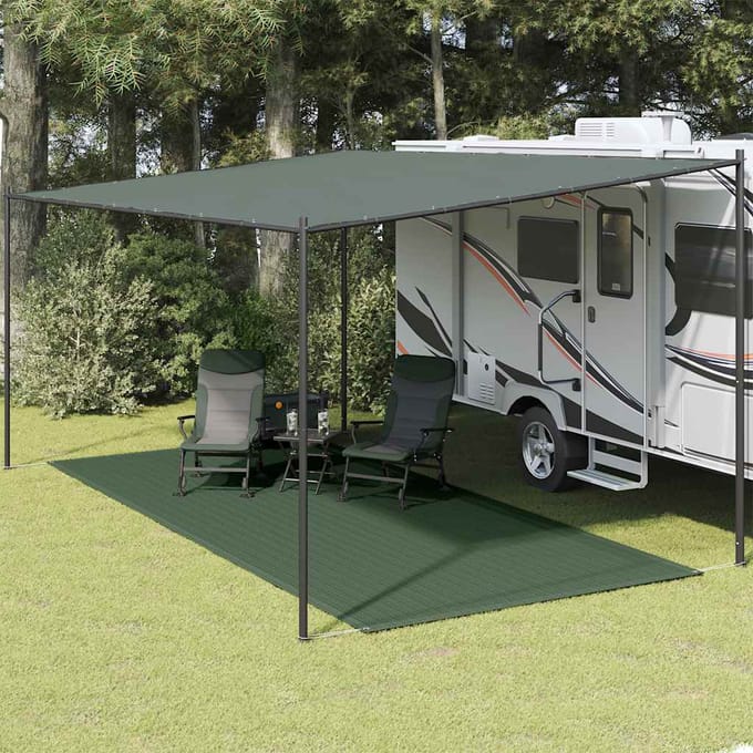 vidaXL - Tenttapijt - 250x500 - cm - HDPE - groen