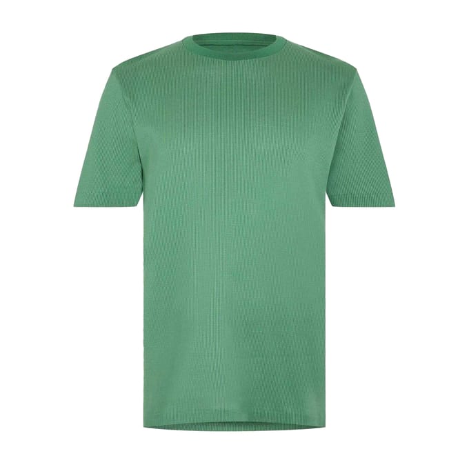 Boss Heren Normaal T-Shirt (Groen)
