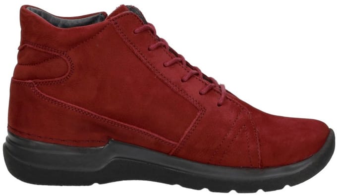 Wolky Why Veterschoenen Hoog - rood - Maat 43