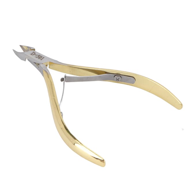 Nagelriemtang Professionele Nagelriemknipper Manicure Tool voor Vingernagels Goud goud
