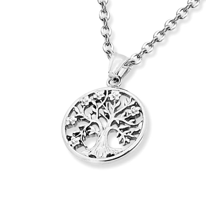 Amanto Ketting Bix - 316L Staal - Levensboom - ∅30mm - 50cm