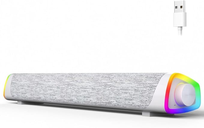 ApexArte® Soundbar Pc - Bekabelde en Draadloze Pc -Luidspreker - USB Mini Speaker